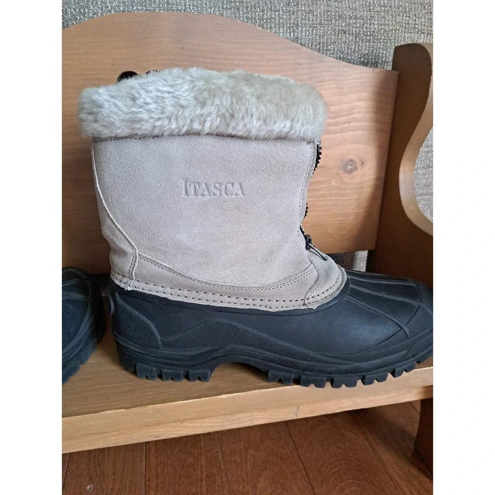 Itasca Women's Tahoe Suede Winter Snow Boots 200 gr Thermolite Insulation  9.0